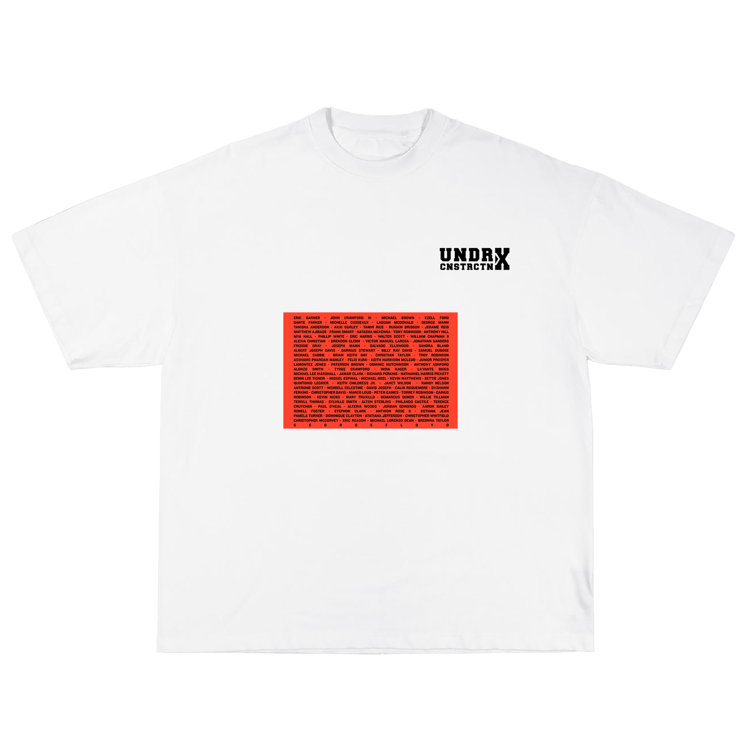 F#ck 12 White Tee – UNDR x CNSTRCTN